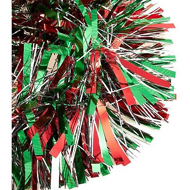 6x Christmas Sparkling Tinsel Garland For Holiday Party Hanging Decor 5.5x112"