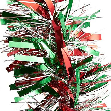 6x Christmas Sparkling Tinsel Garland For Holiday Party Hanging Decor 5.5x112"