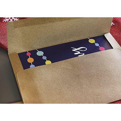 100-pack Brown Kraft Paper A7 Envelopes For 5"x7" Greeting Cards Photos Invites