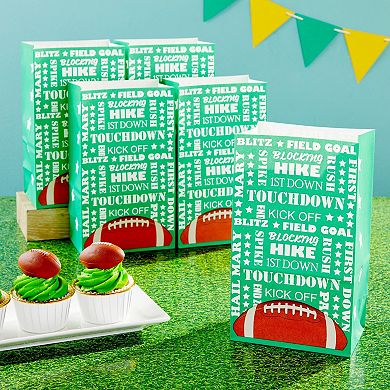 36 Pack Football Snack Bags For Kids Sports Birthday Supplies, 5.3 X 8.7 X 3.3"