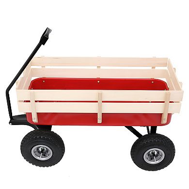 Versatile Garden Wagon Cart for Lawn, Hillside, and Heavy Loads Lightweight