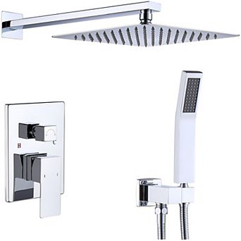 Wall Mounted Shower System Shower Faucet Combo Set