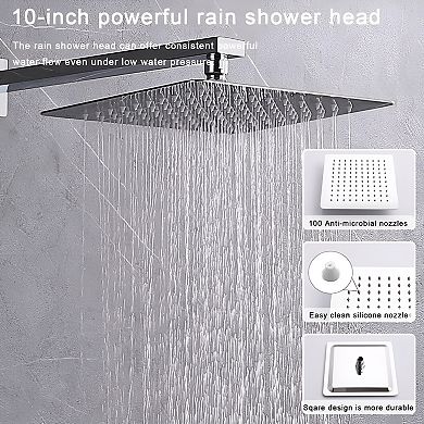 Wall Mounted Shower System Shower Faucet Combo Set