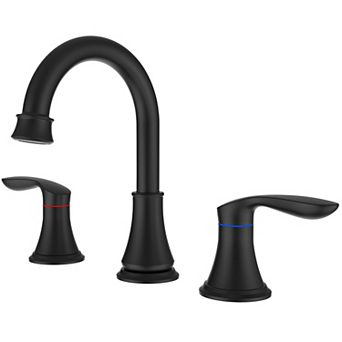 High-Quality Contemporary Style Matte Black Bathroom Sink Faucet