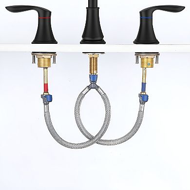 High-Quality Contemporary Style Matte Black Bathroom Sink Faucet