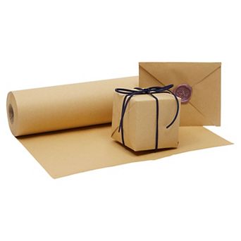 Kraft Paper Roll 12 X 1200 in Brown Shipping Paper For Gift Wrapping (100 Feet)