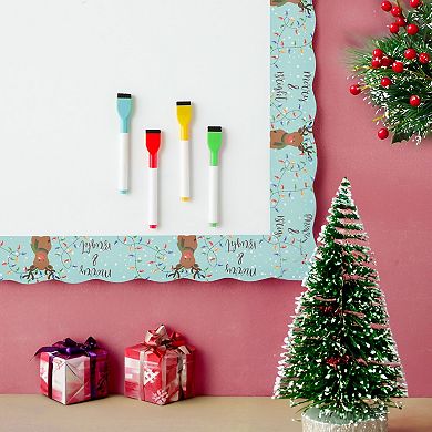 6 Rolls 234 Feet Holiday Scalloped Bulletin Board Borders Strips For Classroom