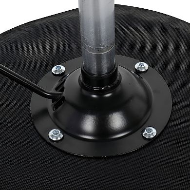 Ha Ha Feet Rotation Round Shape Bar Stool-White