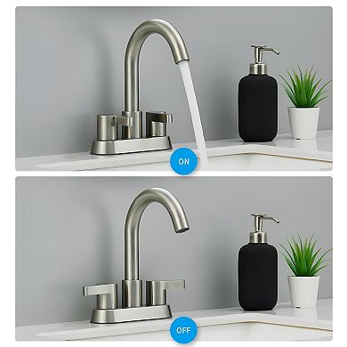 High-Quality 2-Handle Centerset Bathroom Sink Faucet