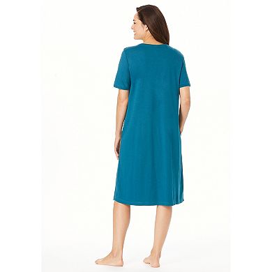 Dreams & Co. Plus Size Short T-Shirt Lounger