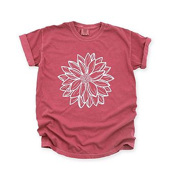 Dahlia Garment Dyed Tees