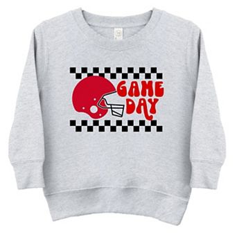 Game Day Checkered Toddler Graphic Sweatshirt