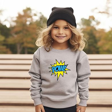 Comic Pow Toddler Graphic Sweatshirt