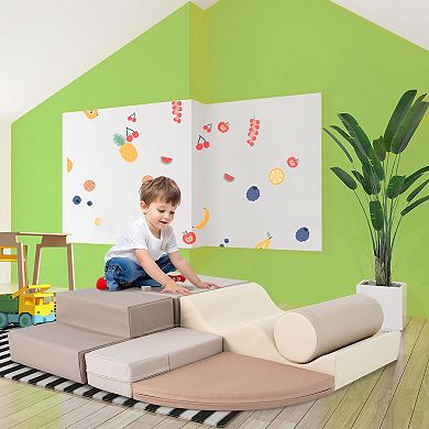 Merax Kids Climb And Crawl Foam Playset