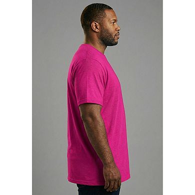KingSize Men's Big & Tall Shrink-Less Lightweight Longer-Length Crewneck T-Shirt