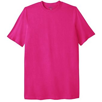 KingSize Men's Big & Tall Shrink-Less Lightweight Longer-Length Crewneck T-Shirt