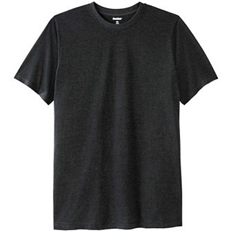 Kingsize Men's Big & Tall Shrink-less Lightweight Longer-length Crewneck T-shirt