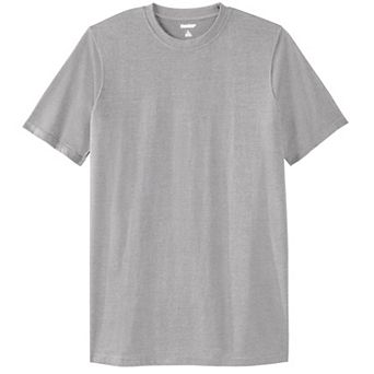 KingSize Men's Big & Tall Shrink-Less Lightweight Longer-Length Crewneck T-Shirt