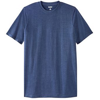 KingSize Men's Big & Tall Shrink-Less Lightweight Longer-Length Crewneck T-Shirt