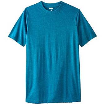 KingSize Men's Big & Tall Shrink-Less Lightweight Longer-Length Crewneck T-Shirt