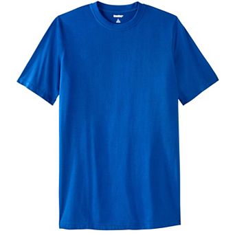 KingSize Men's Big & Tall Shrink-Less Lightweight Longer-Length Crewneck T-Shirt