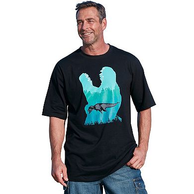 Boulder Creek By Kingsize Men's Big & Tall Nature Graphic Tee