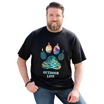 Boulder Creek by KingSize Men's Big & Tall Nature Graphic Tee