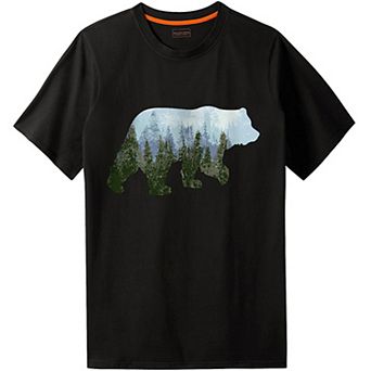 Boulder Creek By Kingsize Men's Big & Tall Nature Graphic Tee