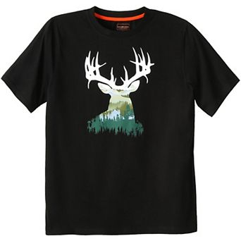 Boulder Creek By Kingsize Men's Big & Tall Nature Graphic Tee