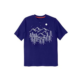 Boulder Creek By Kingsize Men's Big & Tall Nature Graphic Tee