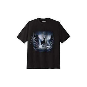 Boulder Creek by KingSize Men's Big & Tall Nature Graphic Tee