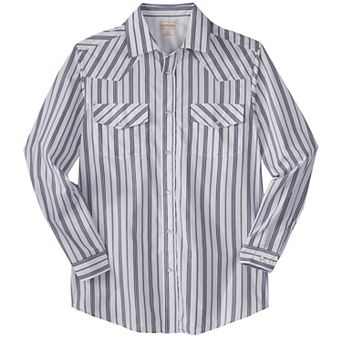 Boulder Creek By Kingsize Men's Big & Tall Western Snap Front Shirt