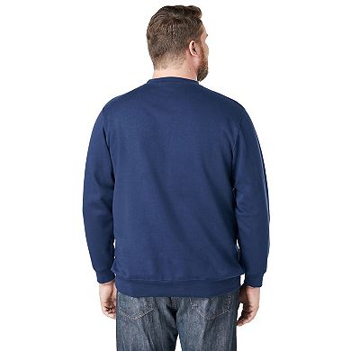 KingSize Men's Big & Tall Fleece Crewneck Sweatshirt