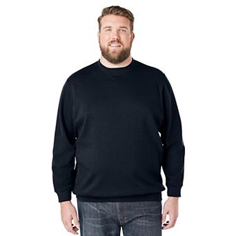 Kingsize Men's Big & Tall Fleece Crewneck Sweatshirt