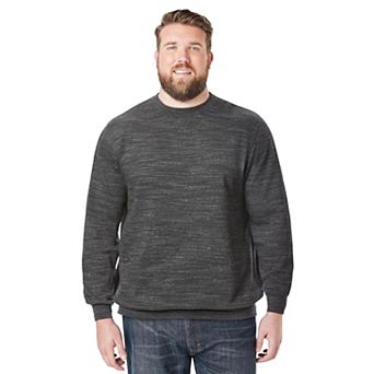 Kingsize Men's Big & Tall Fleece Crewneck Sweatshirt