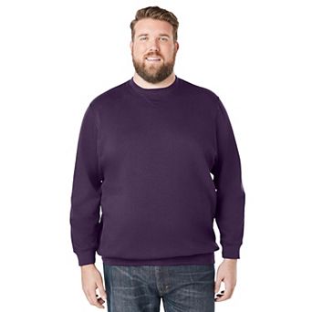 Kingsize Men's Big & Tall Fleece Crewneck Sweatshirt