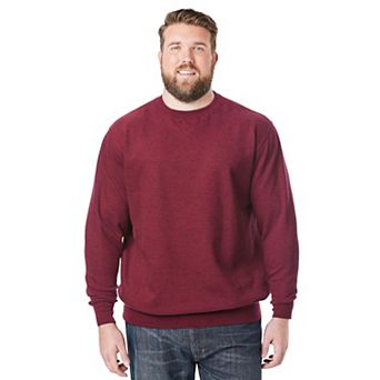 Kingsize Men's Big & Tall Fleece Crewneck Sweatshirt