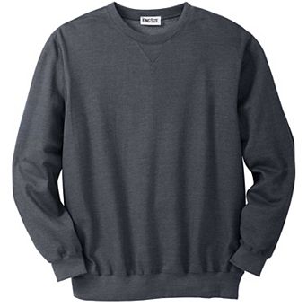 Kingsize Men's Big & Tall Fleece Crewneck Sweatshirt