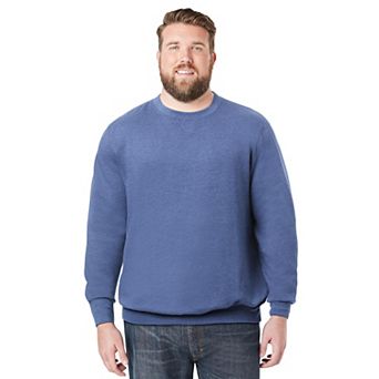 Kingsize Men's Big & Tall Fleece Crewneck Sweatshirt