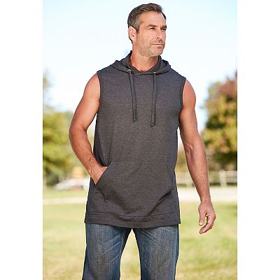 KingSize Men s Big Tall Lightweight Muscle Hoodie Tee