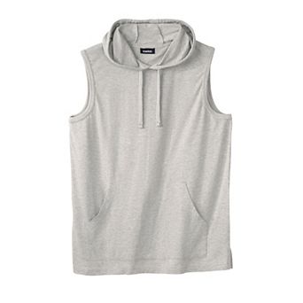 Kingsize Men's Big & Tall Lightweight Muscle Hoodie Tee