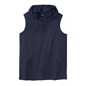 Kingsize Men's Big & Tall Lightweight Muscle Hoodie Tee