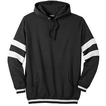 Kingsize Men's Big & Tall Coaches Collection Colorblocked Pullover Hoodie