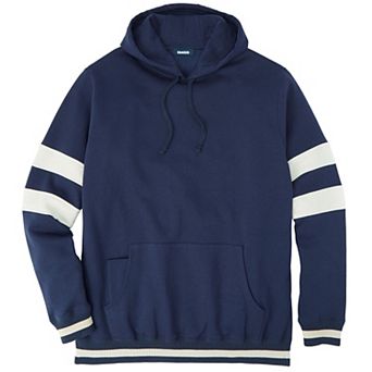 Kingsize Men's Big & Tall Coaches Collection Colorblocked Pullover Hoodie