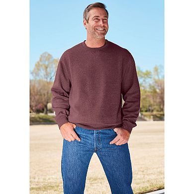 KingSize Men's Big & Tall Fleece Crewneck