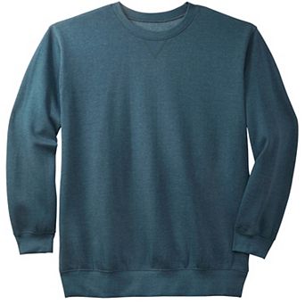 KingSize Men's Big & Tall Fleece Crewneck
