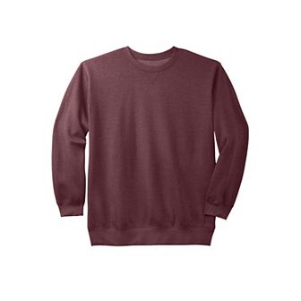 KingSize Men's Big & Tall Fleece Crewneck