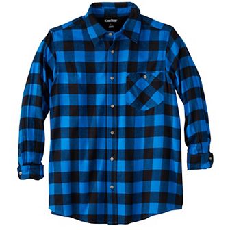 KingSize Men's Big & Tall Boulder Creek by KingSize Flannel Shirt