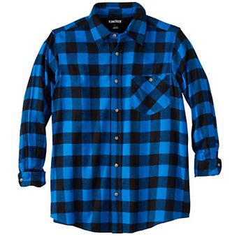 Boulder Creek by KingSize Men's Big & Tall Flannel Shirt