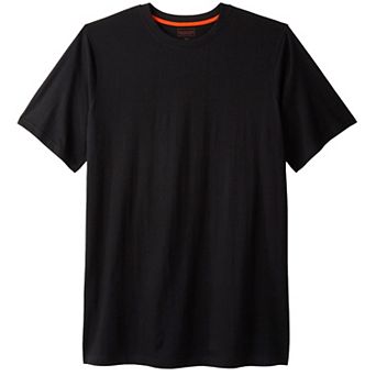 Boulder Creek By Kingsize Men's Big & Tall Heavyweight Longer-length Crewneck T-shirt